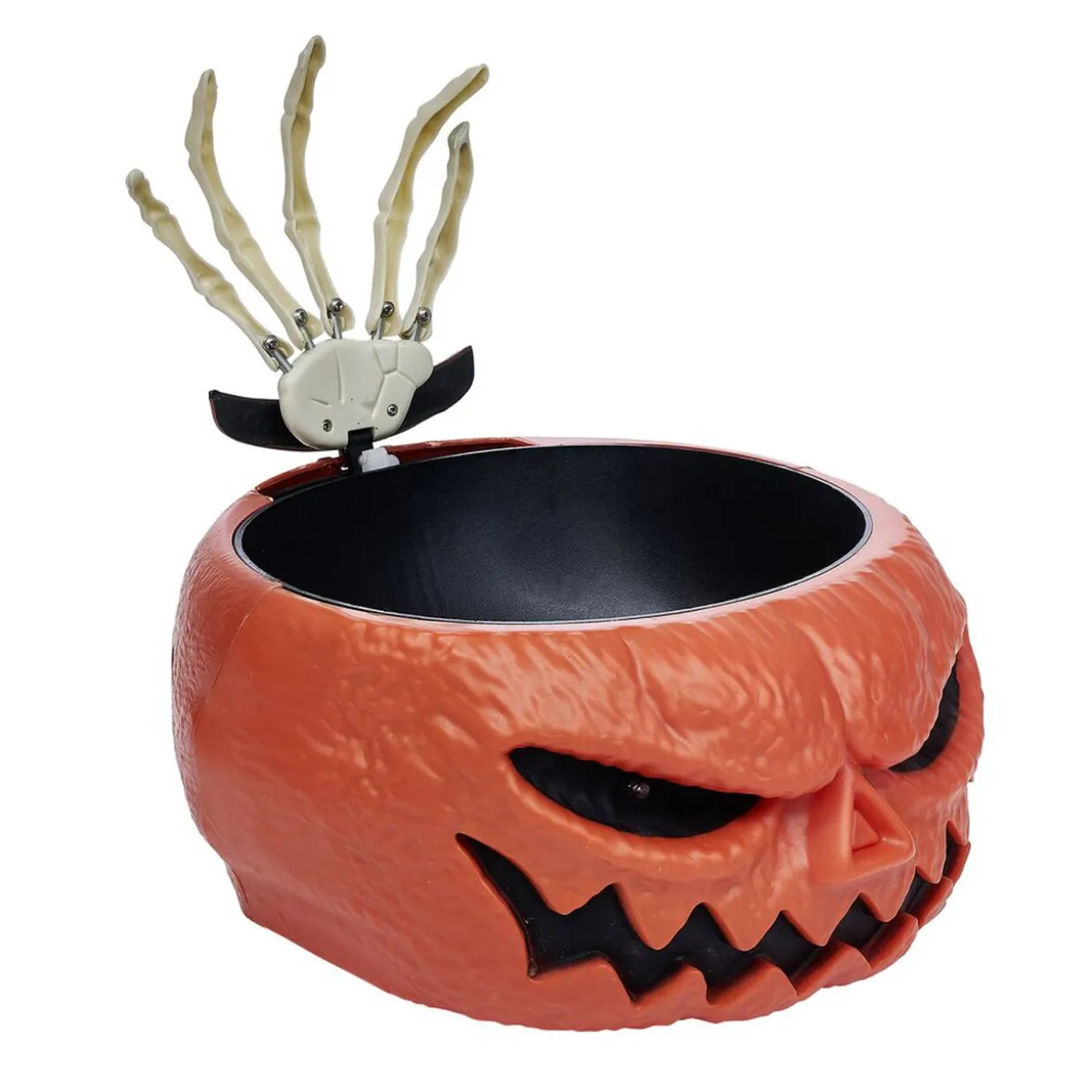 Bol à bonbons animé citrouille orange