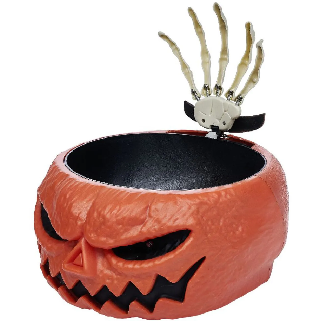 Bol à bonbons animé citrouille orange