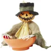 Bol à bonbons animé citrouille Halloween