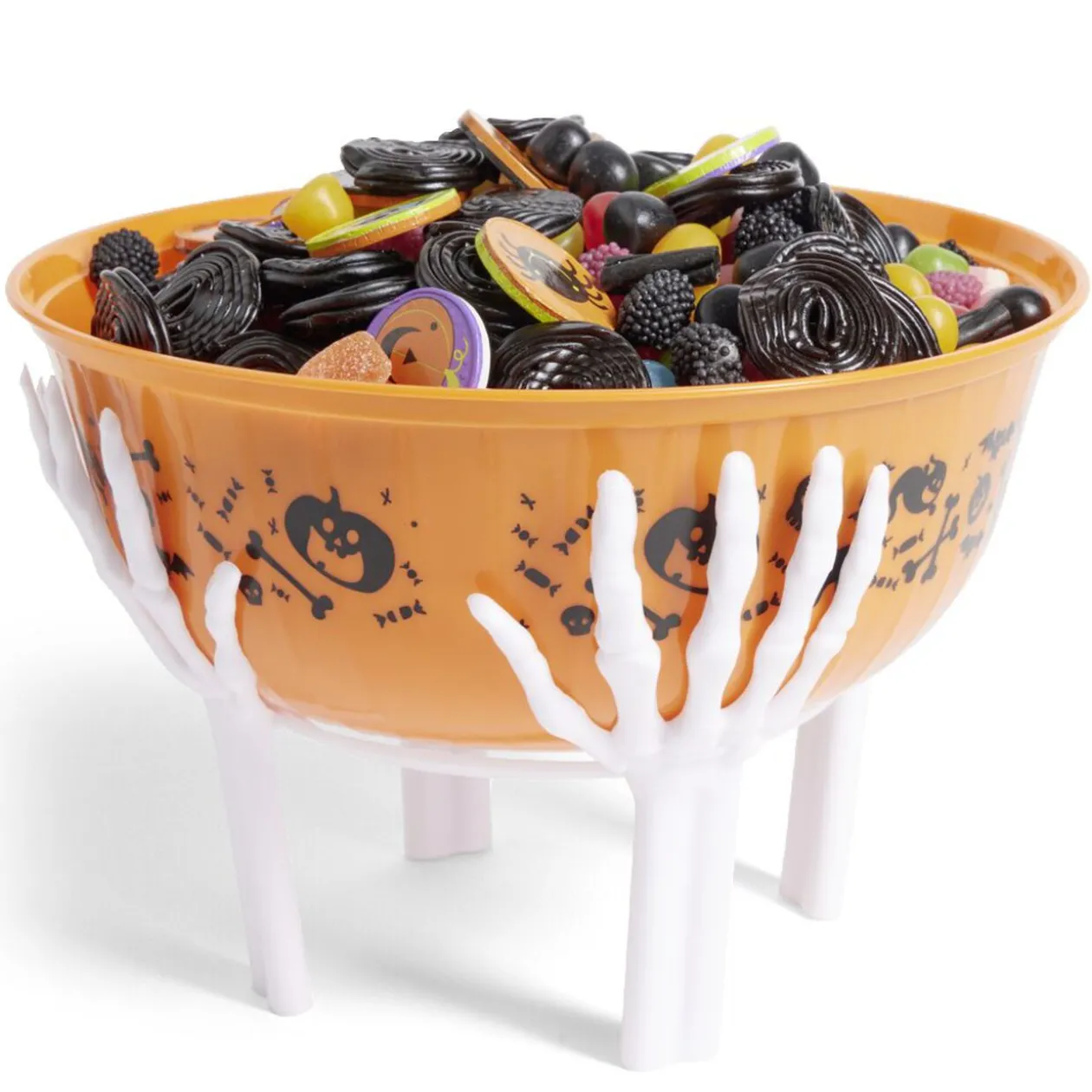 Bol à bonbons Halloween motif citrouille