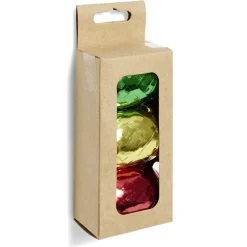 Bolduc vert rouge et doré brillant 10m x3