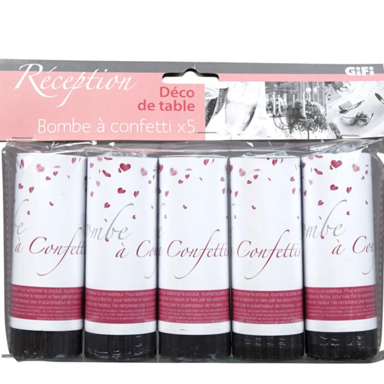 Bombe à confettis x5