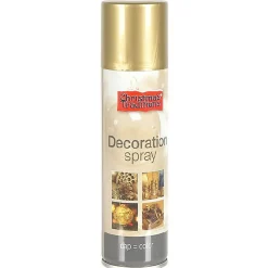 Bombe peinture aérosol dorée