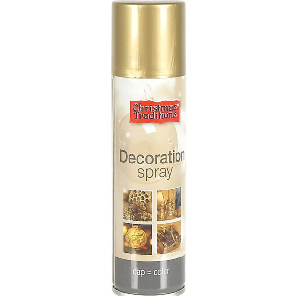 Bombe peinture aérosol dorée