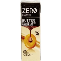 Bonbon caramel au beurre fourré choco ZERØ sans sucre
