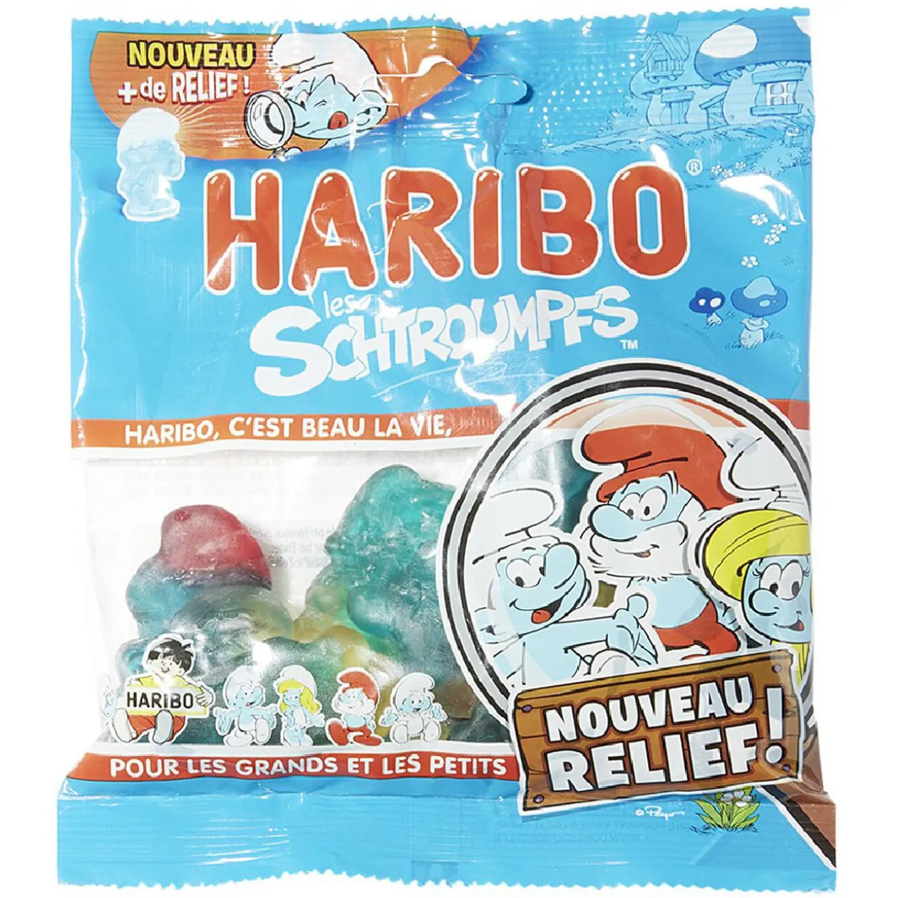 Bonbon Schtroumpfs HARIBO 120gr