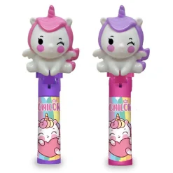 Bonbon sucette pop-up forme licorne rose ou violet