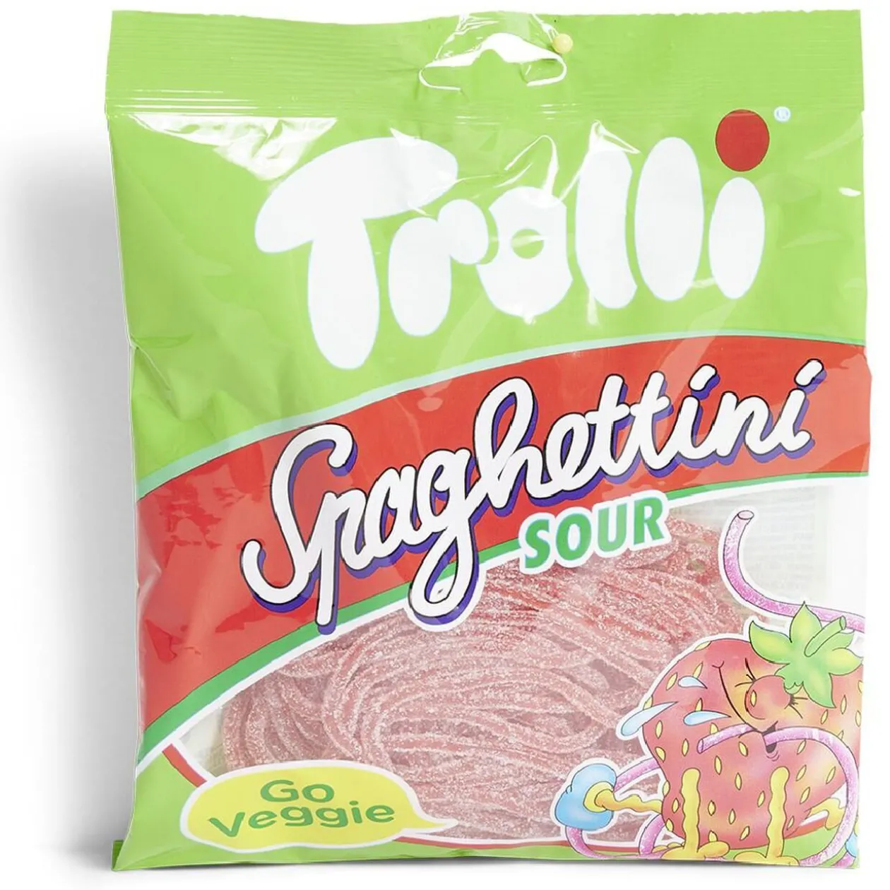 Bonbon Trolli spaghettini fraise 100g