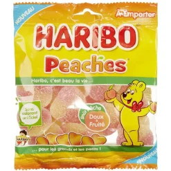 Bonbons Haribo Peaches goût pêche