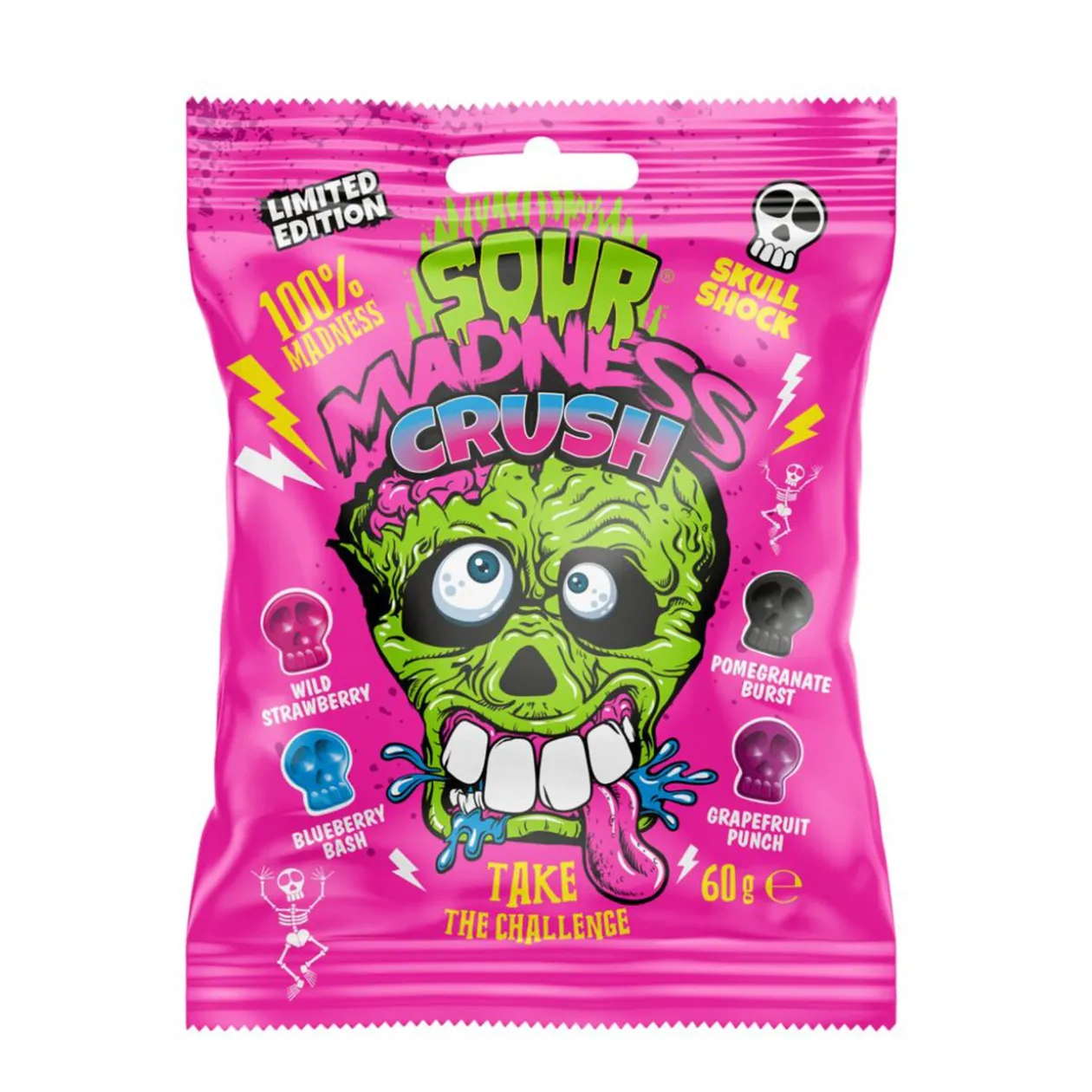 Bonbons Sour Madness Crush 60g