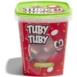 Bonbons tubes Tuby Tuby fraise ou framboise 220g