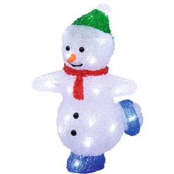Bonhomme de neige lumineux 30 LED