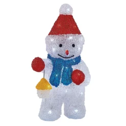 Bonhomme de neige lumineux 30 led déco Noël