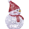 Bonhomme de neige lumineux 35 LED déco Noël