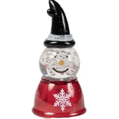 Bonhomme de neige lumineux à poser H7,5cm
