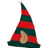Bonnet de lutin vert rouge