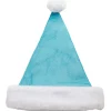 Bonnet de Noël bleu pailleté