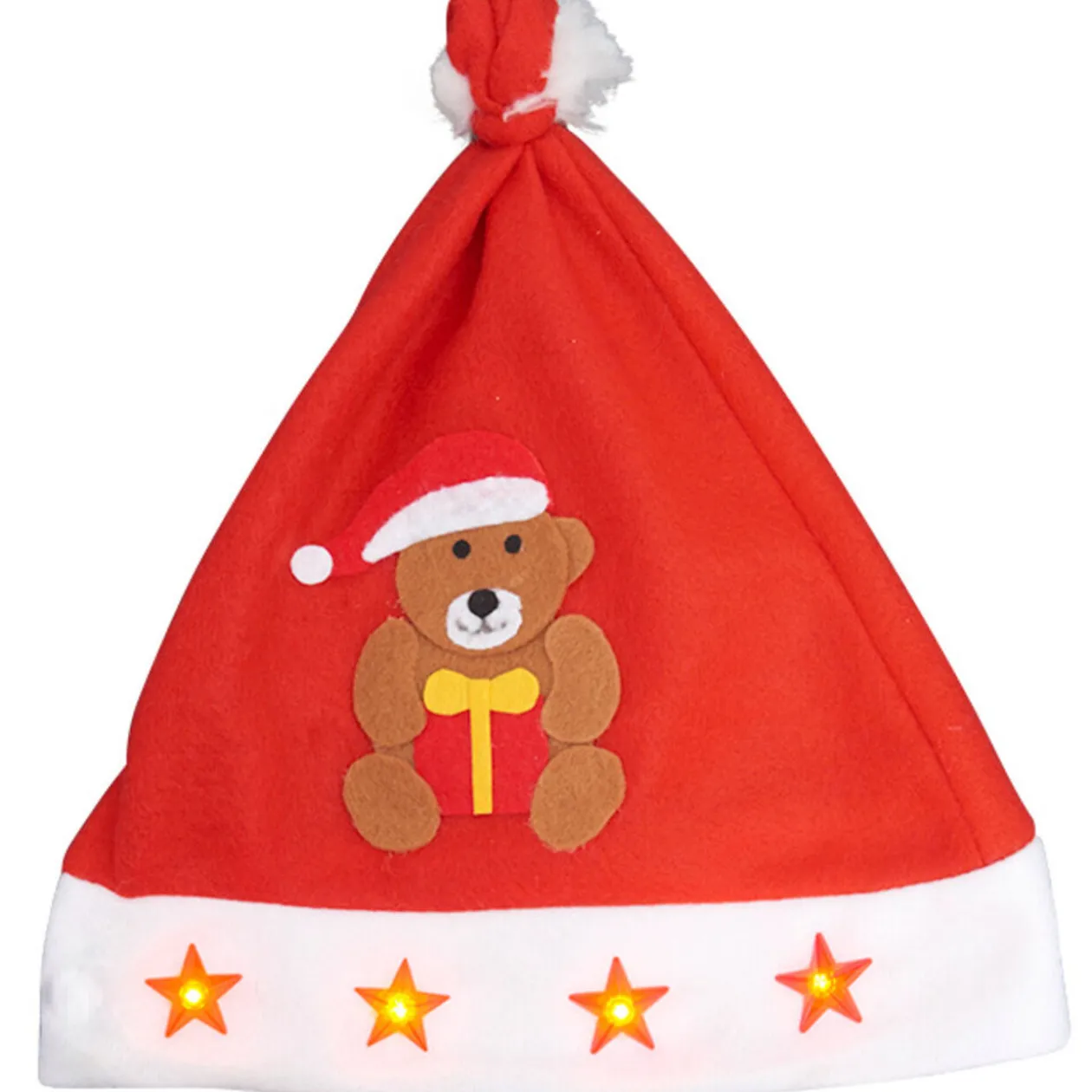 Bonnet de Noël enfant lumineux