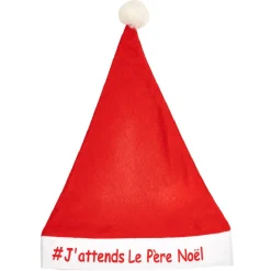 Bonnet de Noël imprimé amusant