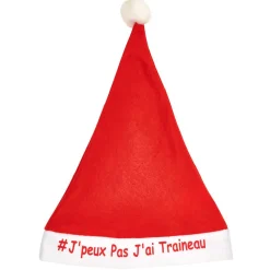 Bonnet de Noël imprimé amusant