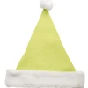 Bonnet de Noël vert pailleté