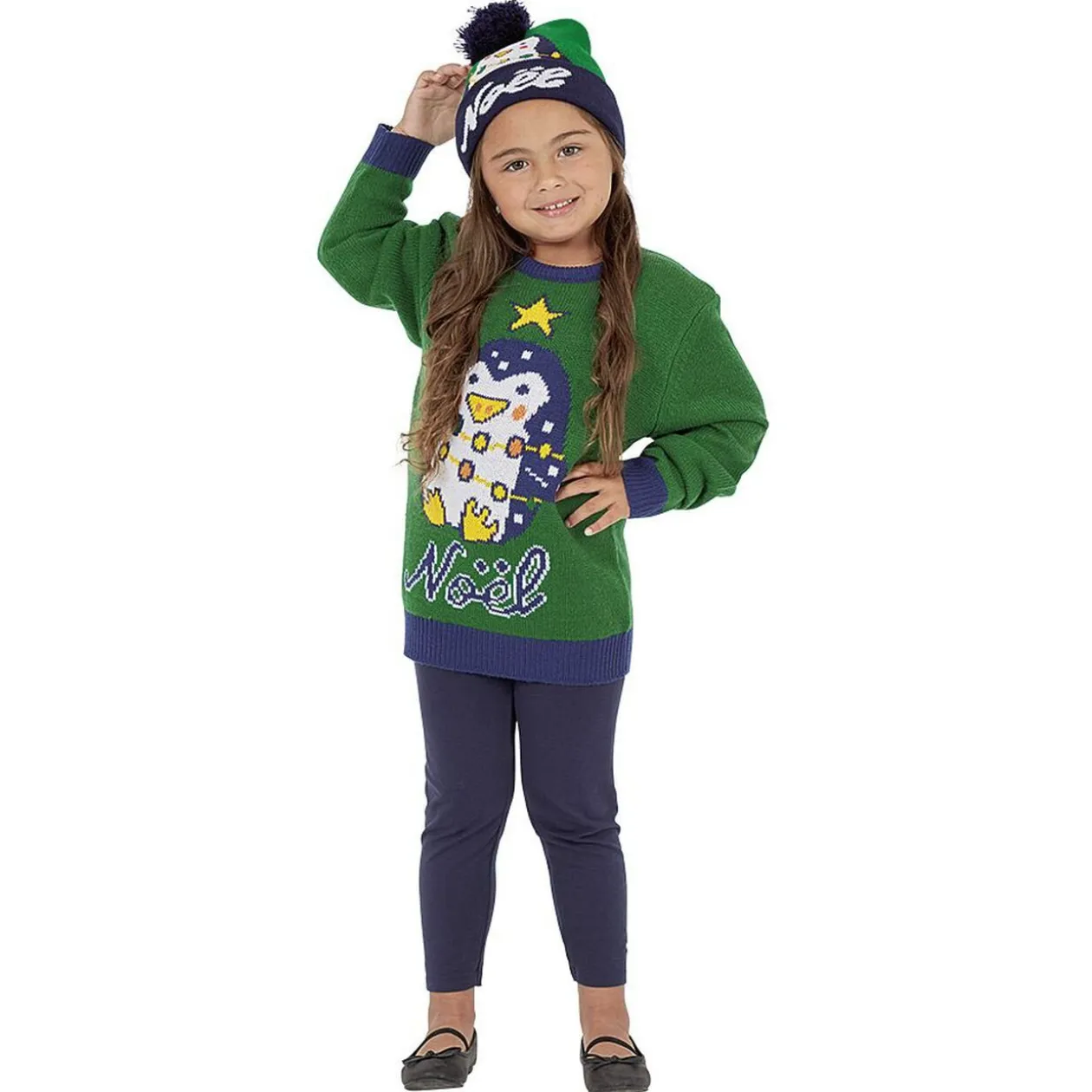 Bonnet lumineux de Noël enfant