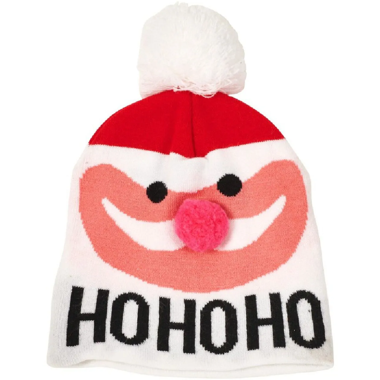 Bonnet père Noël rouge et blanc