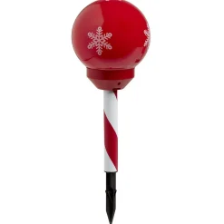 Borne lumineuse solaire 2en1 à planter et accrocher H42,5cm Ø14,5cm