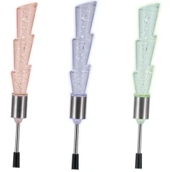 Borne solaire sapin multicolore à led déco Noël