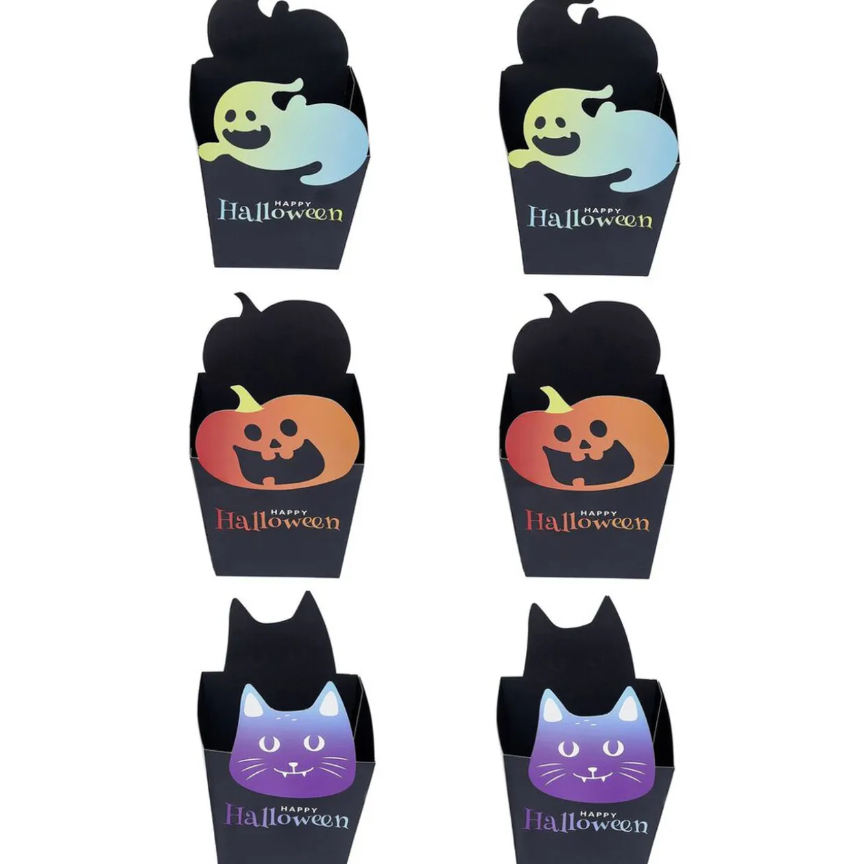 Boîte à bonbons Happy Halloween x6