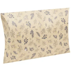 Boîte à cadeau Noël berlingot L29X18,5X5cm