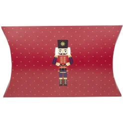 Boîte à cadeau Noël berlingot Tradition L29X28.5X5 cm