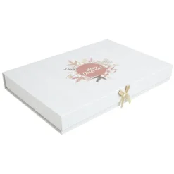 Boîte à cadeau Noël nature