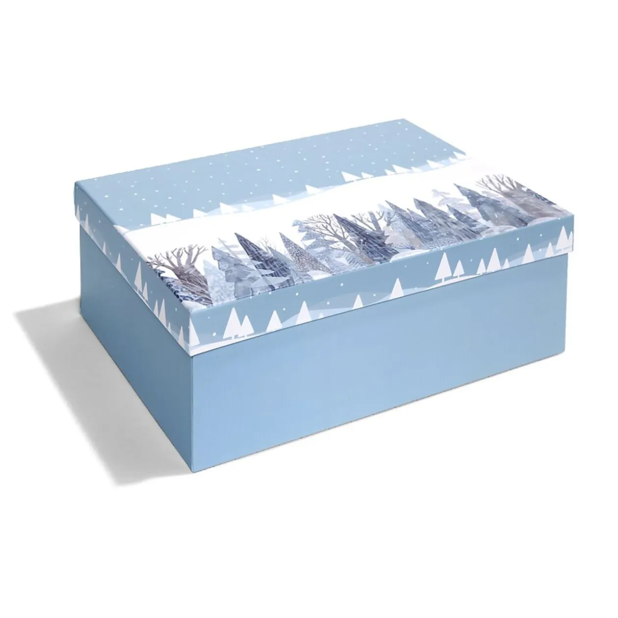 Boîte à cadeau rectangulaire 32x24xH11,2cm - 2 modèles