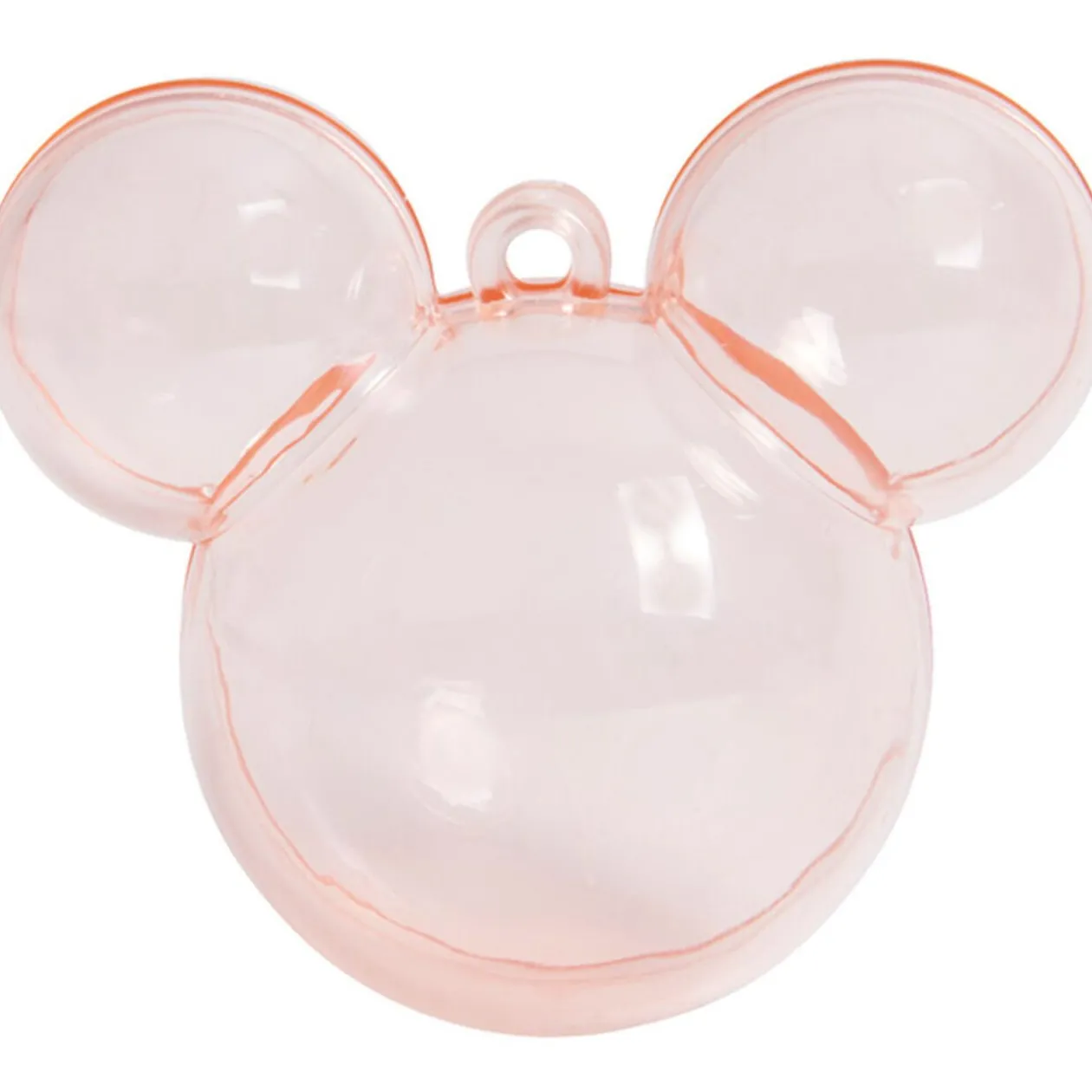 Boîte à dragées rose transparent x3