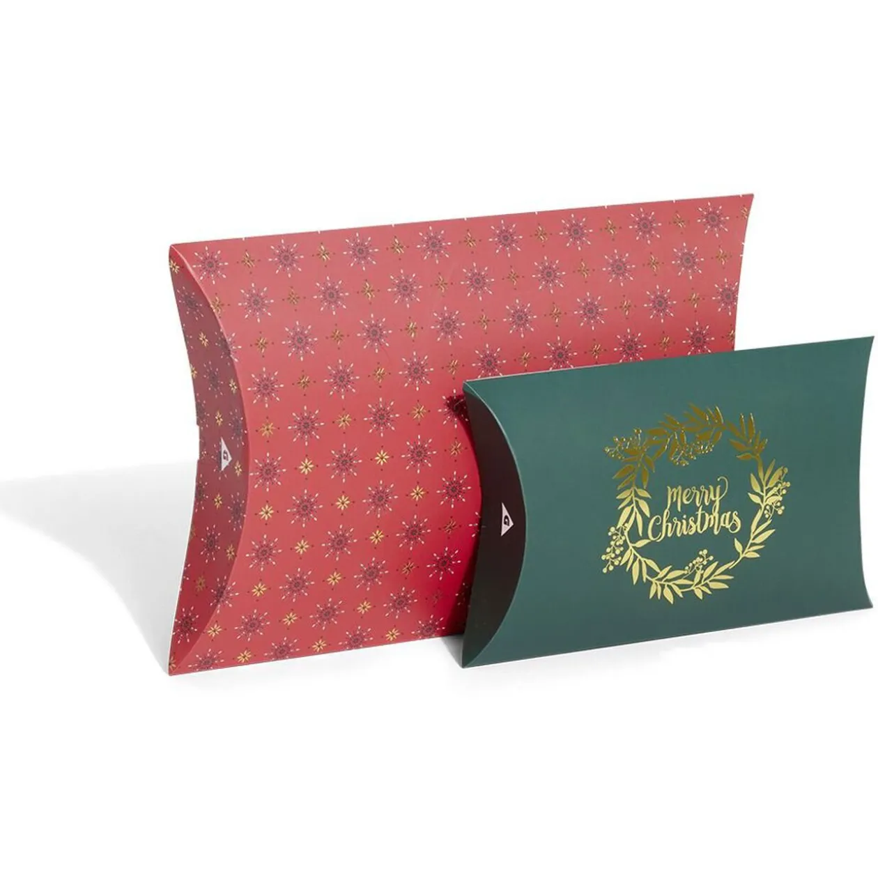 Boîte cadeau berlingot Noël traditionnel x2