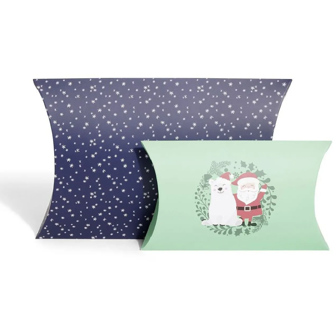 Boîte cadeau berlingot Noël enfant x2