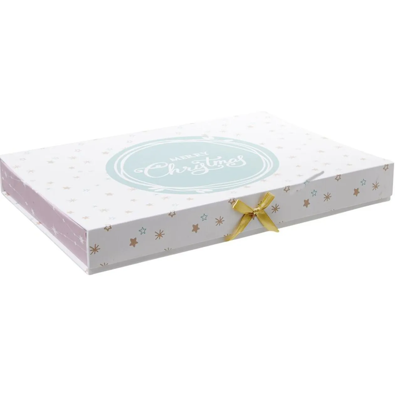 Boîte cadeau Noël Merry Christmas L.34,5 x l.24 x H.4 cm