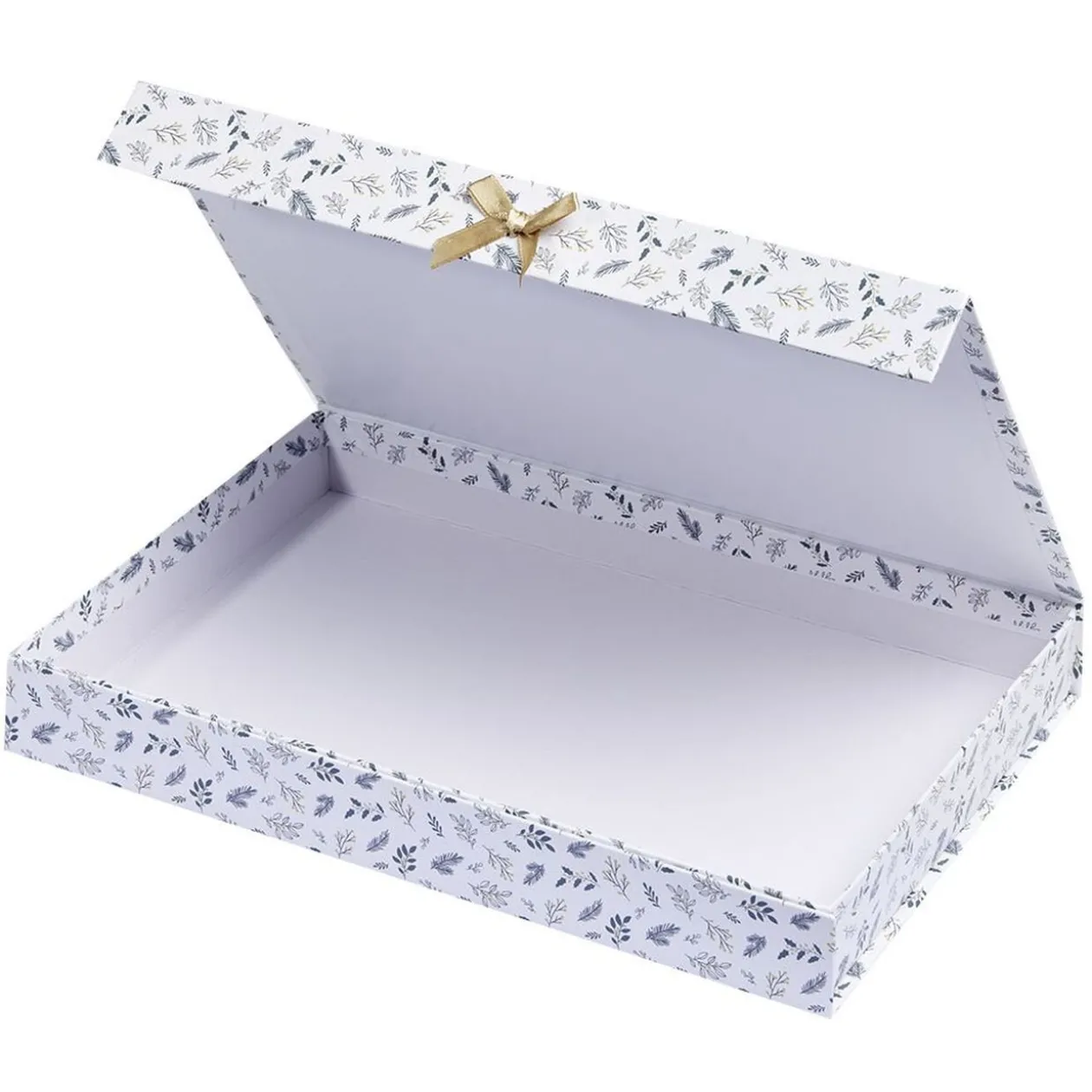 Boîte cadeau Noël motif nature et renard