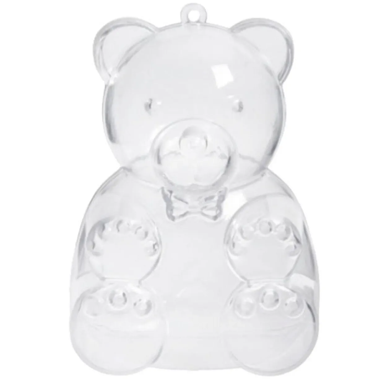 Boîte forme ourson transparent x2