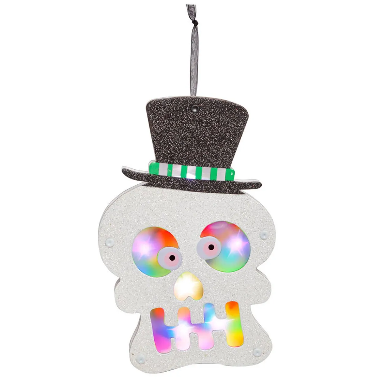 Boîte lumineuse Halloween crâne