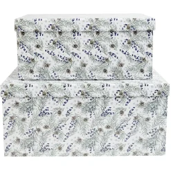 Boîte Noël design Jardin d'Hiver x2