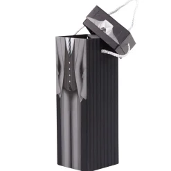 Boîte porte bouteille design costume