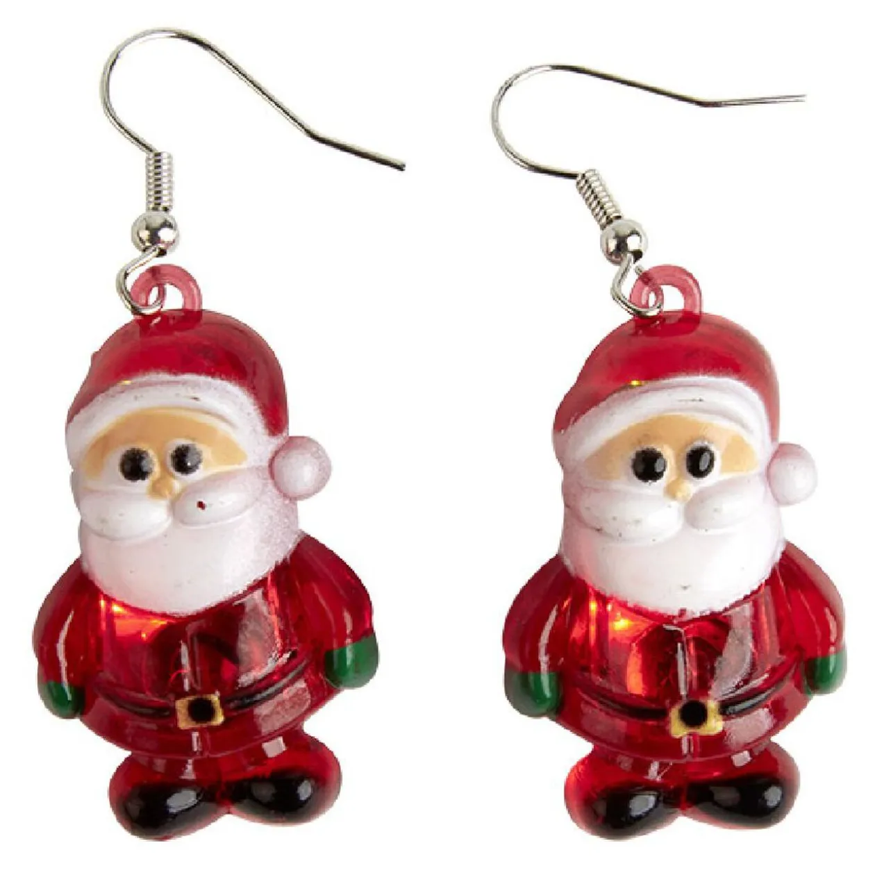 Boucles d'oreille lumineuses 2led