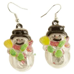 Boucles d'oreille lumineuses 2led