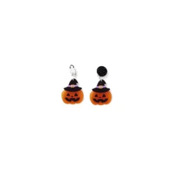 Boucles d'oreilles Halloween citrouille ou fantôme - 2 modèles