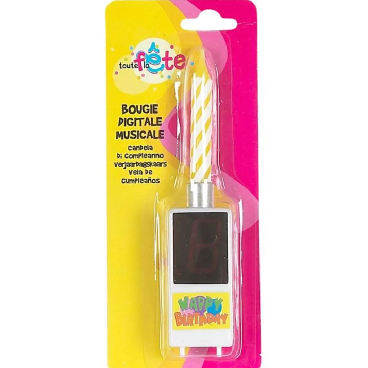BOUGIE ANNIVERSAIRE DIGITALE