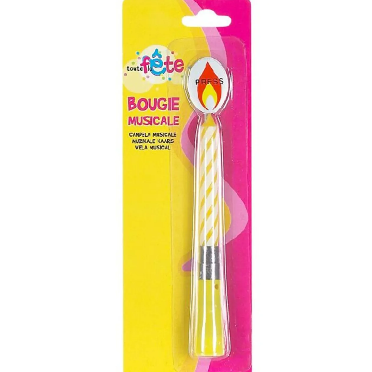 BOUGIE ANNIVERSAIRE MUSICALE