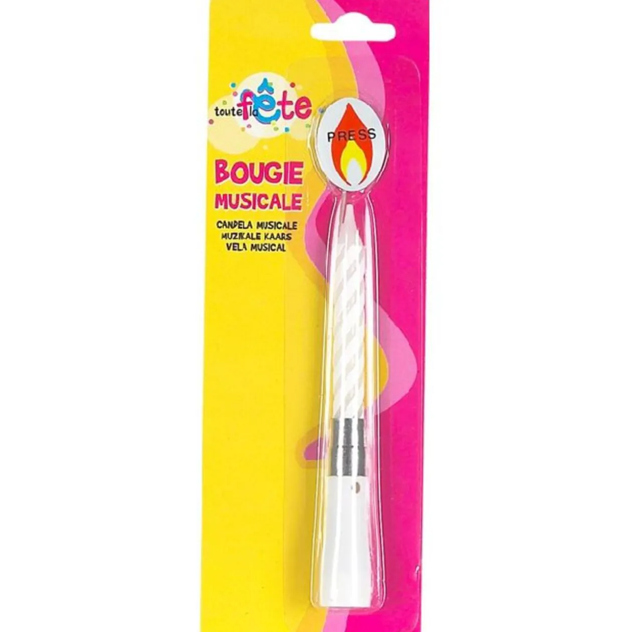 BOUGIE ANNIVERSAIRE MUSICALE