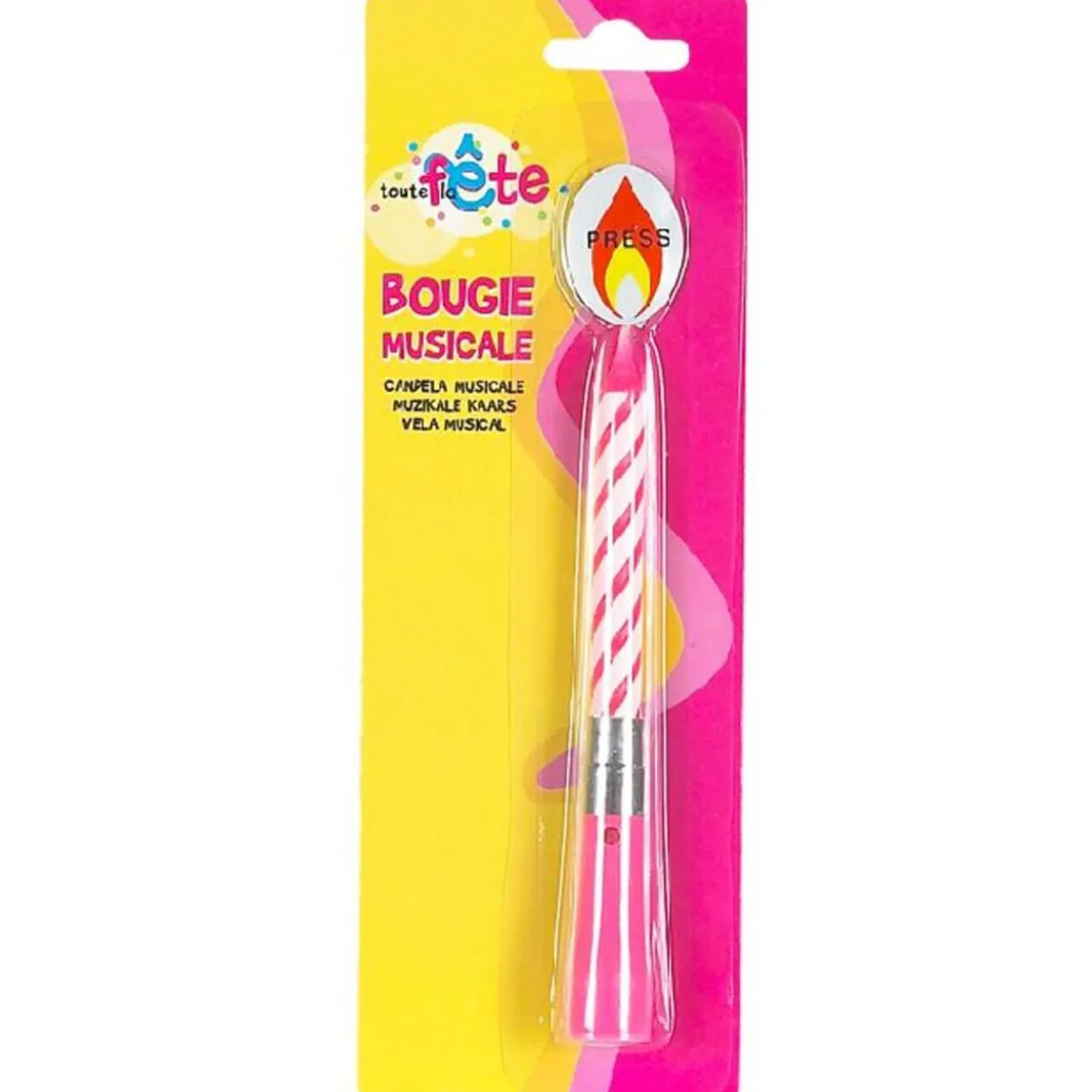 BOUGIE ANNIVERSAIRE MUSICALE
